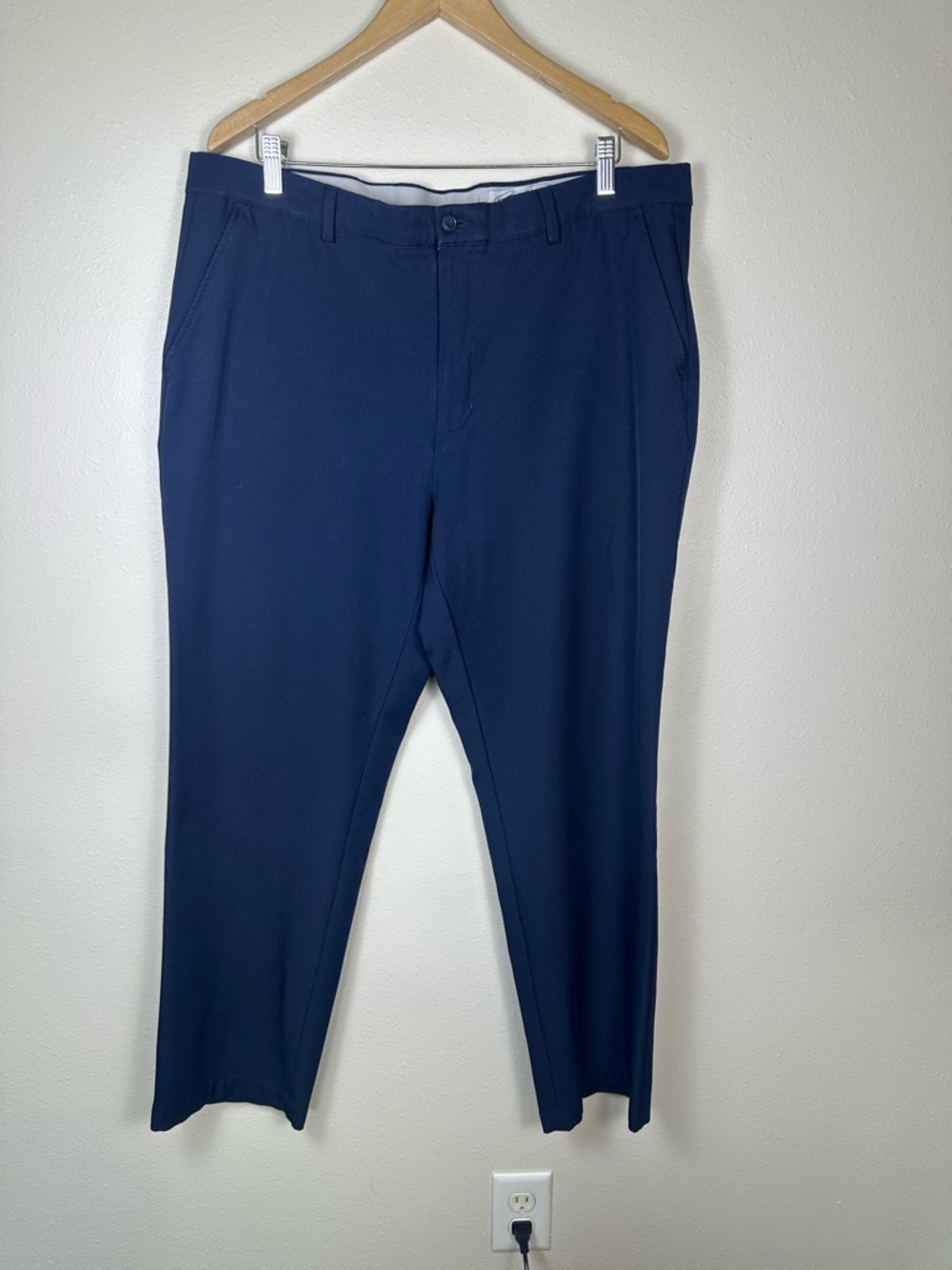 GREG‎ NORMAN Men's 38x30 Business Stretch Navy Chino Dress Pants